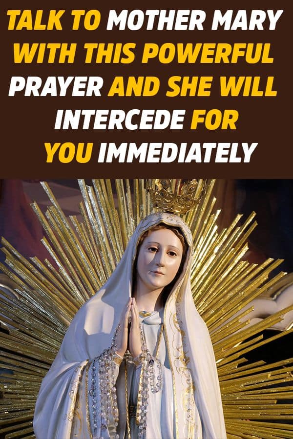 Miracle Prayer To Mother Mary