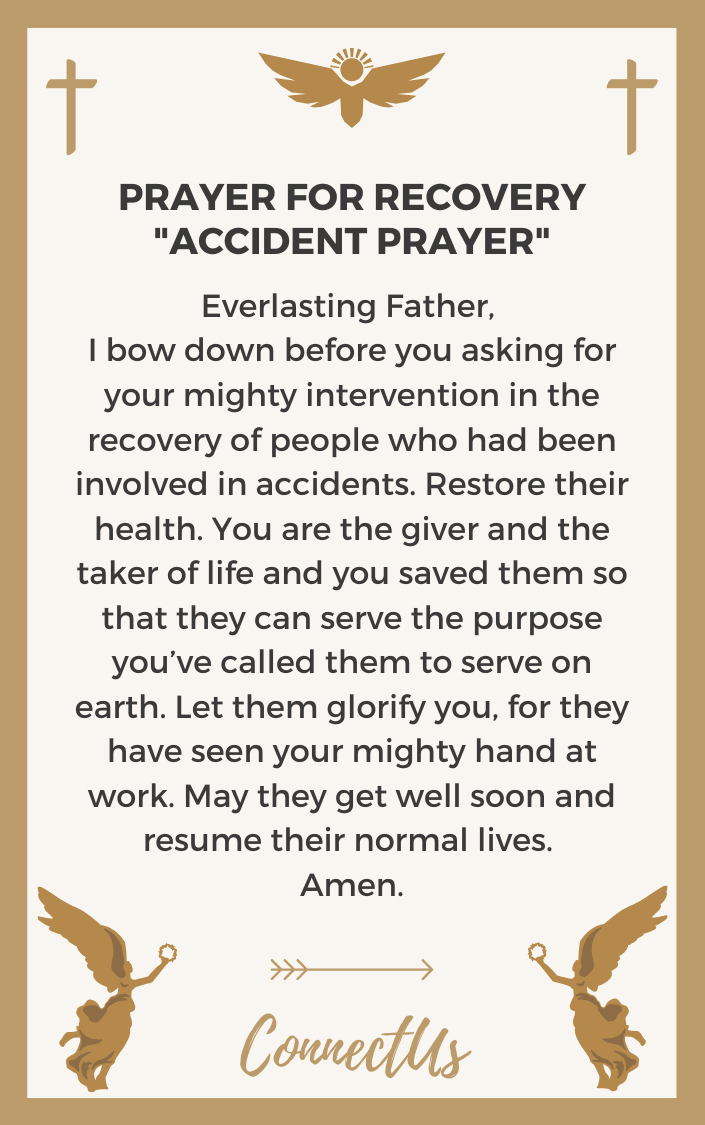 Words For Recovery From Accident